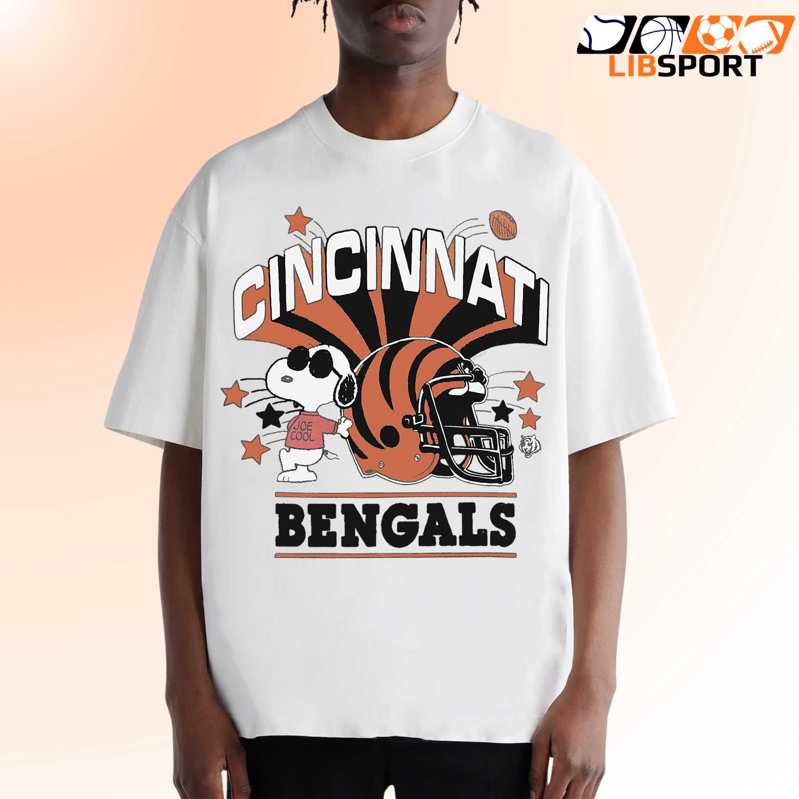 Snoopy Game Day Vibes Shirt, Cincinnati Bengals Tee, Unisex Nfl Streetwear T-Shirt